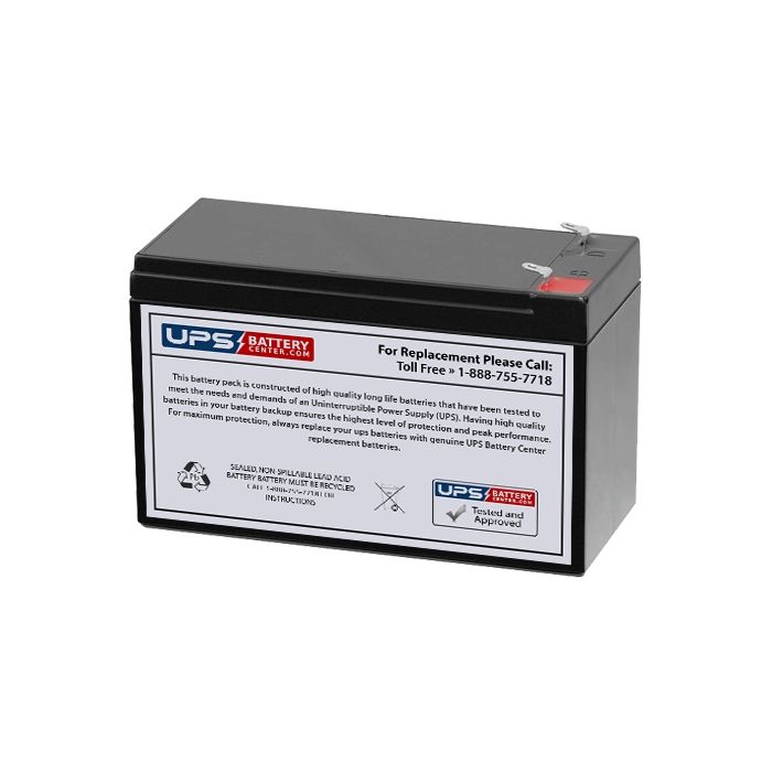 Jopower JP12-7.5 12V 7.5Ah F2 Battery