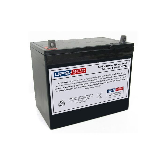Gaston 12V 90Ah GT12-90 Battery with NB Terminals