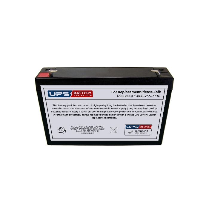 Plus Power PP6-8 F2 6V 8Ah Battery