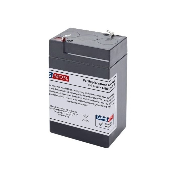 Battery for Aosom 6V Ride-On Motorcycle with Working Horn