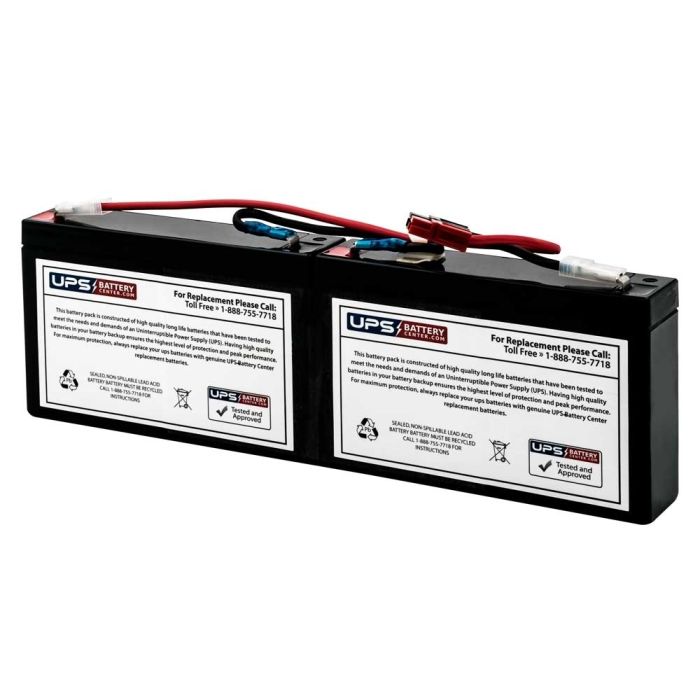 APC Smart-UPS SC 250VA Rackmount/Tower 1U SC250RMI1U Compatible Battery Pack