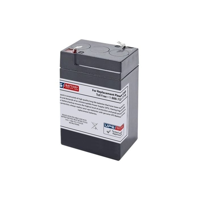 BB 6V 4.5Ah BC4.5-6 Battery with F1 Terminals