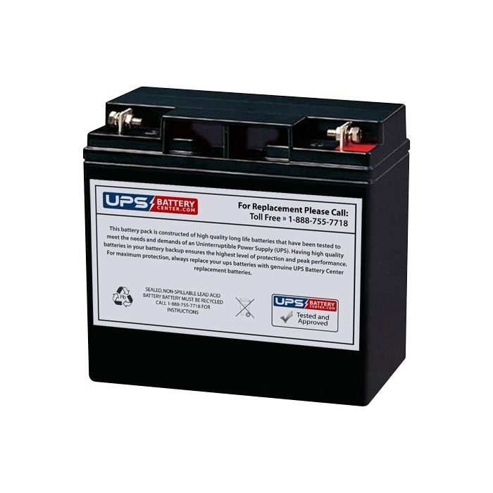 BB 12V 17Ah BC17-12 Battery with F3 Terminals