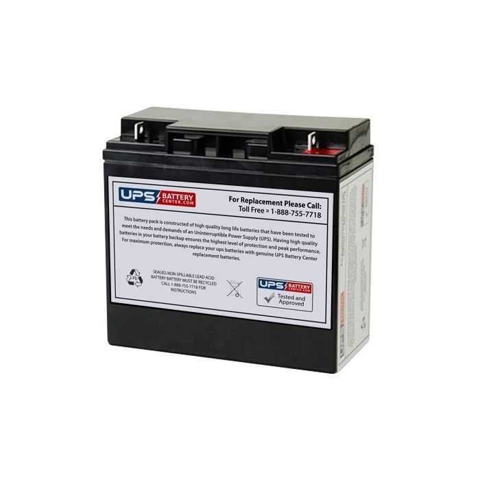 BB 12V 18Ah BC18-12 Battery with F3 Terminals