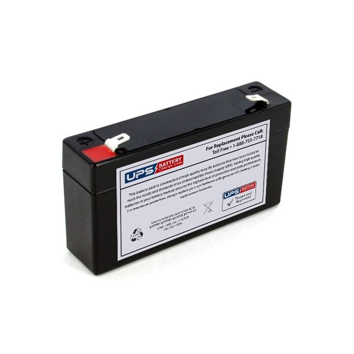 BB BP1.2-6 6V 1.2Ah Battery with F1 Terminals