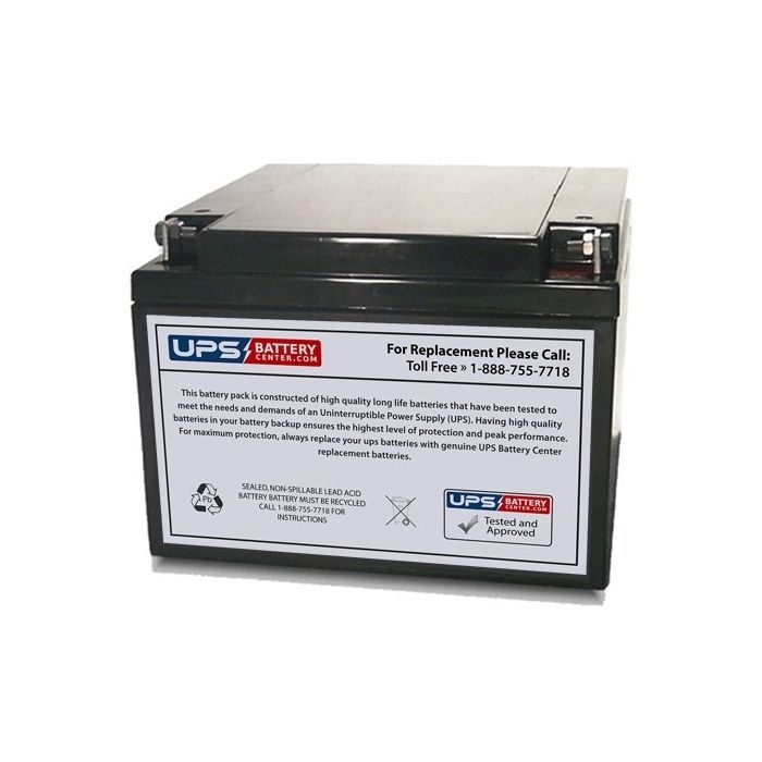 BB 12V 28Ah BP28-12 Battery with F3 Terminals