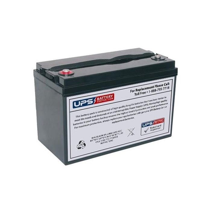 BB 12V 100Ah BPL85-12 Battery with M8 - Insert Terminals