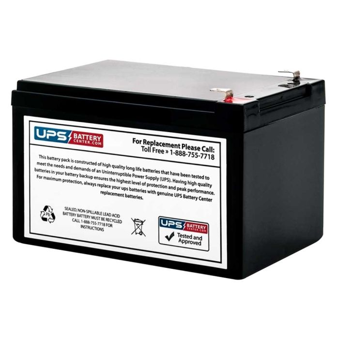BB EVP12-12 12V 12Ah Battery with F2 Terminals