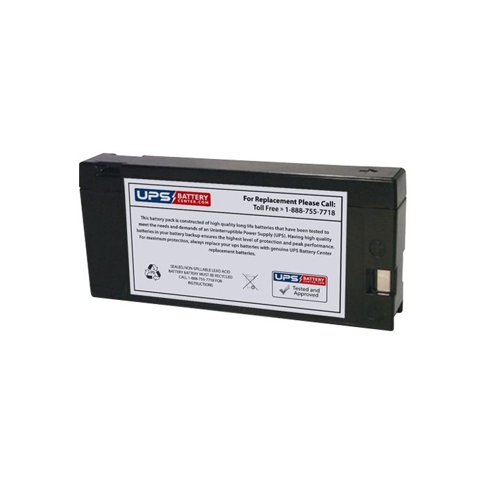 CCB Industrial 12V 2Ah 12MD-2.0A Battery with PC Terminals