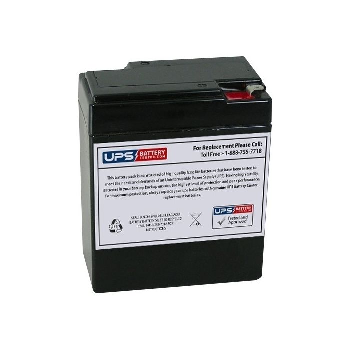 CCB Industrial 6MD-8.5 6V 8.5Ah Battery with F1 Terminals