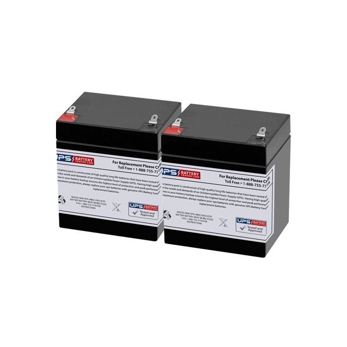Corometrics Medical Systems 903 Apnea/EEG Monitor Medical Batteries - Set of 2