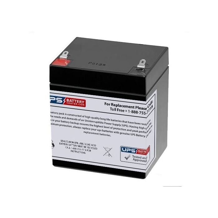 Edwards 12V 4.5Ah 1212B060 Battery with F1 Terminals