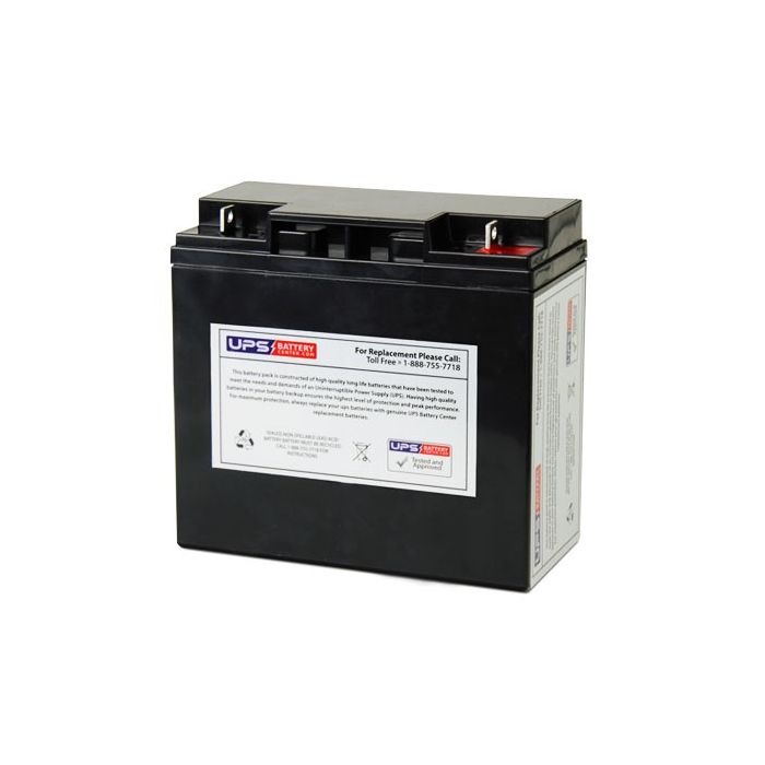 EMERGI-LITE 12V 18Ah 6 Battery with F3 Terminals