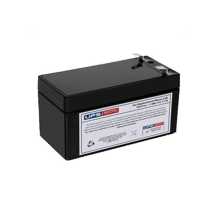 GS Portalac 12V 1.3Ah  PE12V1.2 Battery with F1 Terminals
