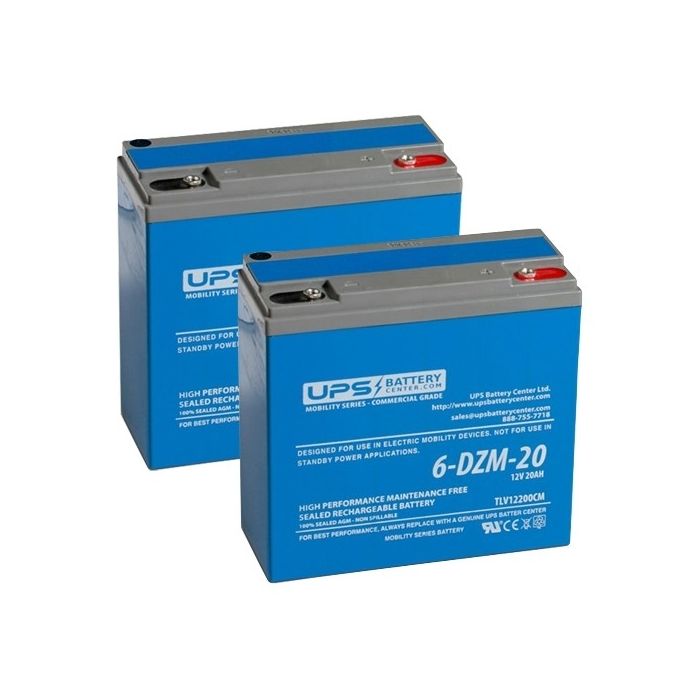 HCF Escort Mini 24V 20Ah Battery Set
