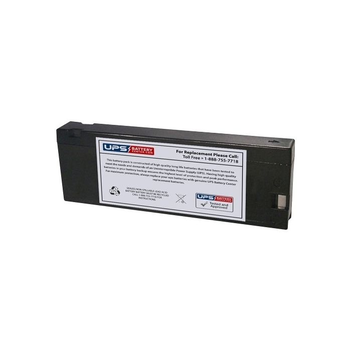 Invivo Escort M12 Anesthesia Monitor 12V 2.3Ah Replacement Battery