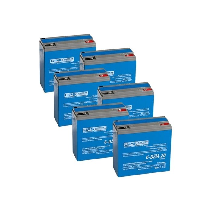 KGEEZ Cycle TAG 500 72V 20Ah Battery Set