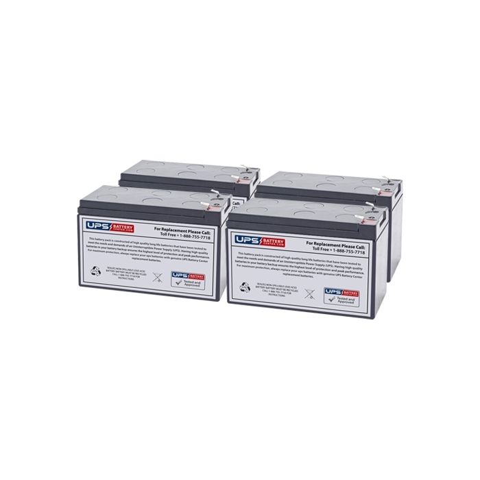 Liebert GXT2-500RT-120 Compatible Replacement Battery Set