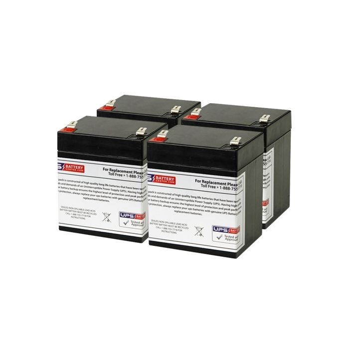 Liebert GXT3-1000MT120 Compatible Replacement Battery Set