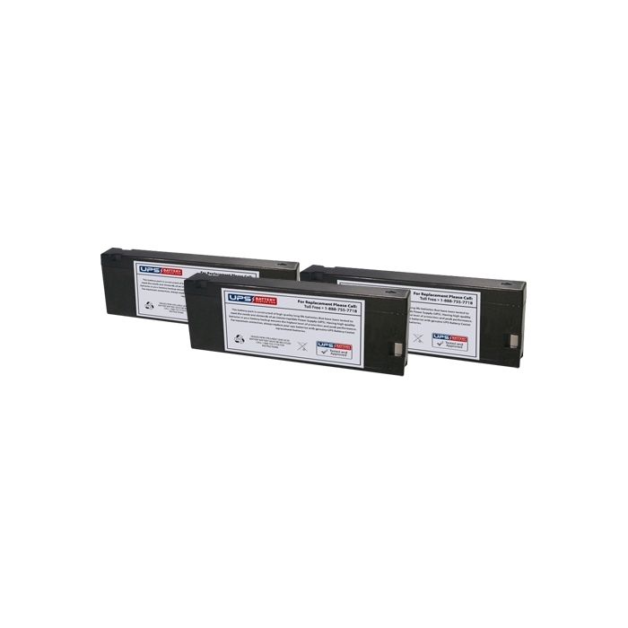 Medical Data Electronics Escort Monitor 2100 Compatible Battery Set
