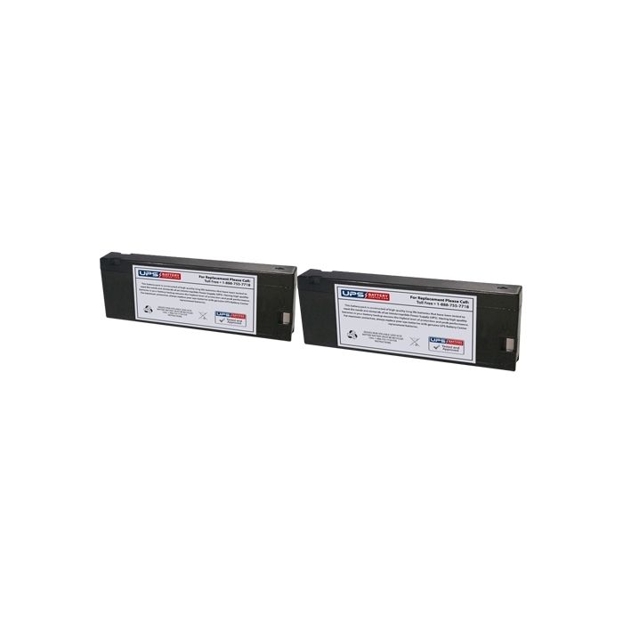 Medical Data Electronics Escort Monitor 23000 Compatible Battery Set