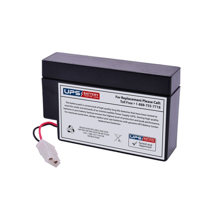 Multipower MP0.8-12H 12V 0.8Ah Battery with WL Terminals