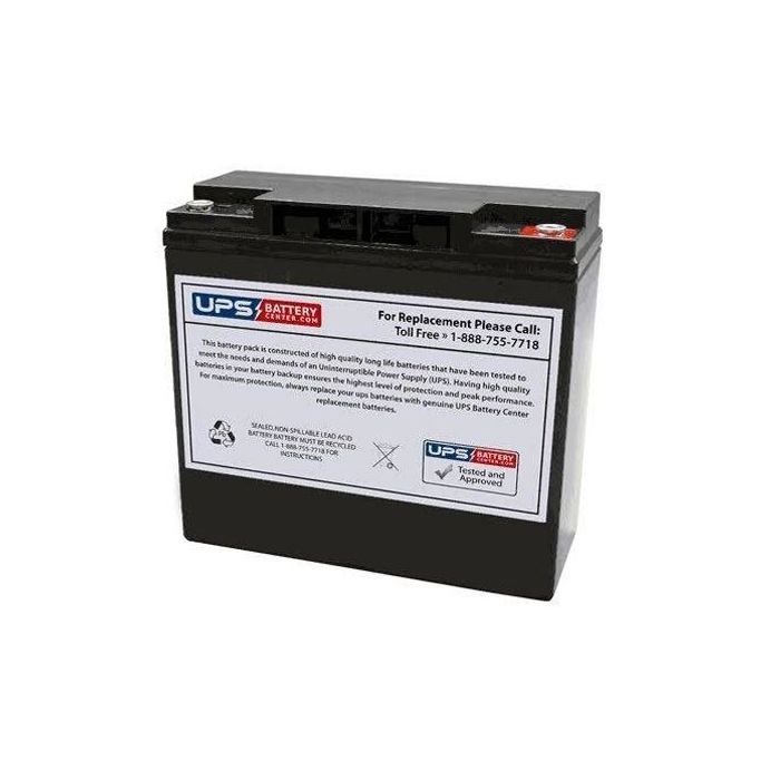MP22-12C - Multipower 12V 22Ah Replacement Battery