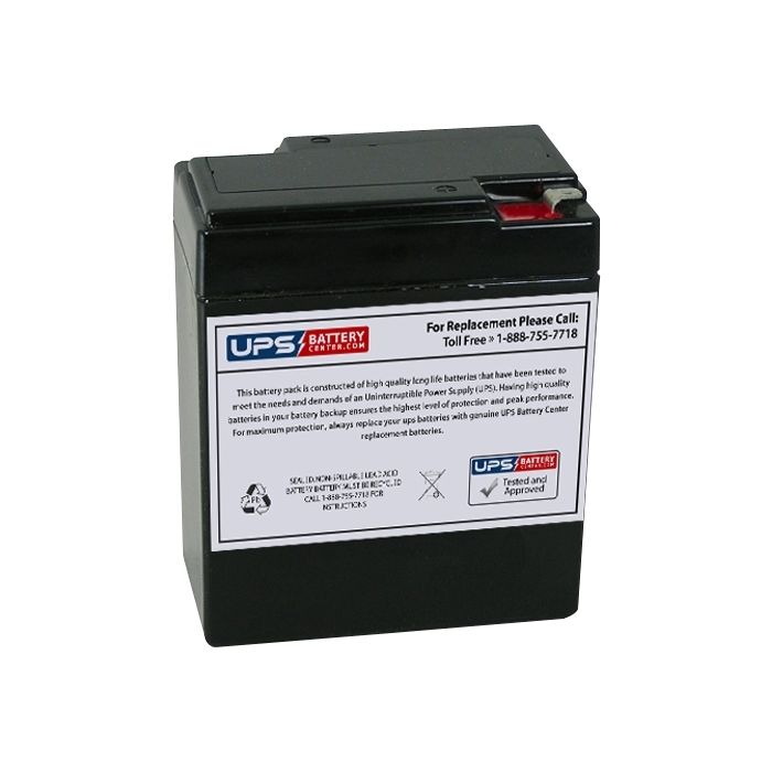 Multipower MP9-6A 6V 9Ah Battery with F1 Terminals