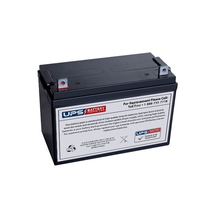 National Power 12V 100Ah AT500K3 Battery with NB Terminals