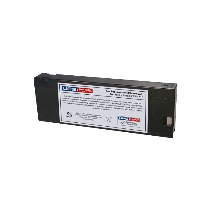 Nellcor Puritan Bennett N-180, N-185 Pulse Oximeter 12V 2.3Ah Battery