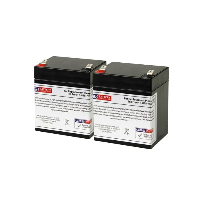 Potter Electric PFC-3002 (Set of 2) 12V 5Ah Batteries