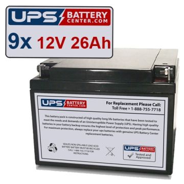 GE Medical Systems AMX IV Batteries - Set of 9