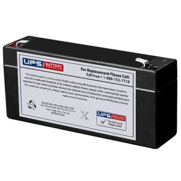 Alaris Medical 280 SpaceSaver Star Flow Pump 6V 3Ah Battery
