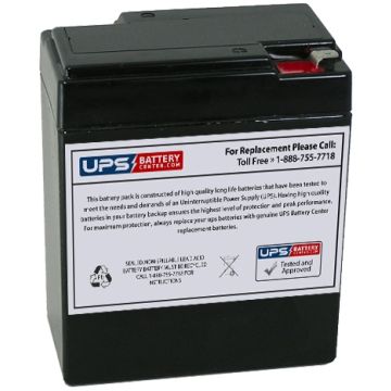 National NB6-8.5 6V 8.5Ah Battery with F1 Terminals