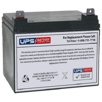 414H - Agco Allis Lawn Mower 12V 35Ah Nut & Bolt Battery
