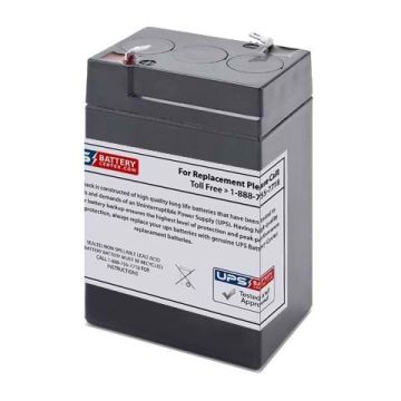Big Beam 6V 5Ah 2TC6S100 Battery with F1 Terminals
