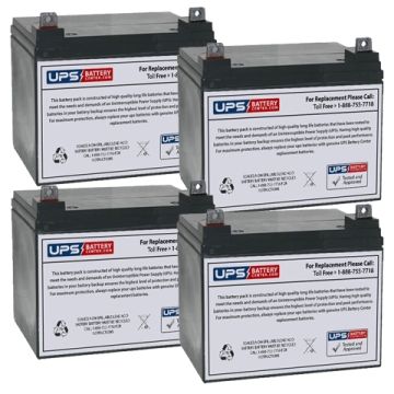 52H-10BBS - Bunton Company Lawn Mower 12V 35Ah Nut & Bolt Battery Set