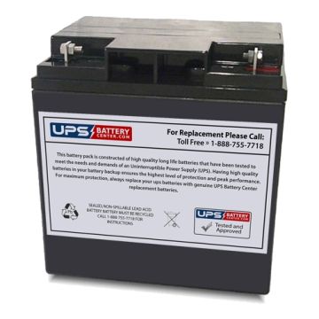 CBB 12V 24Ah NP24-12 Battery with F3 Terminals