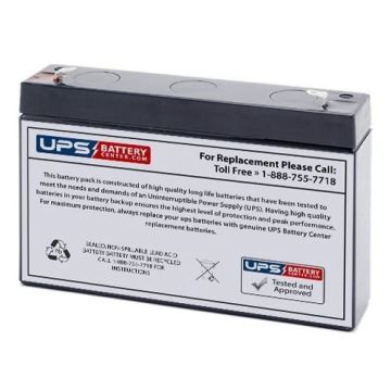 CooPower 12V 2.9Ah CP12-2.9 Battery with F1 Terminals