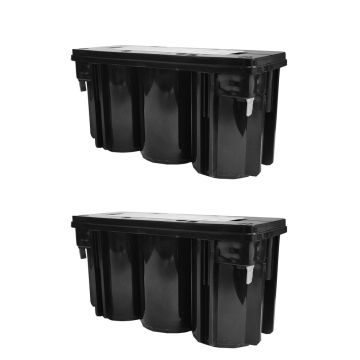 Dual-Lite C1D2-12V36 6V 8Ah Battery Set with F2 Terminals