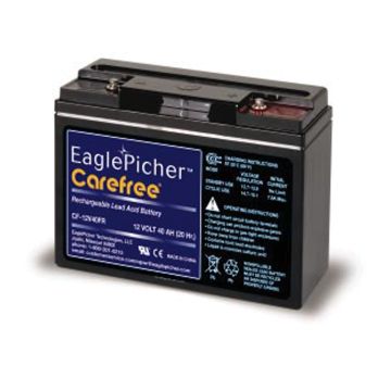 EaglePicher 12V 40Ah CF-12V40FR Battery with Insert Threaded Terminals