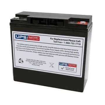 FULLRIVER 12V 20Ah HC20 Battery with M5 - Insert Terminals