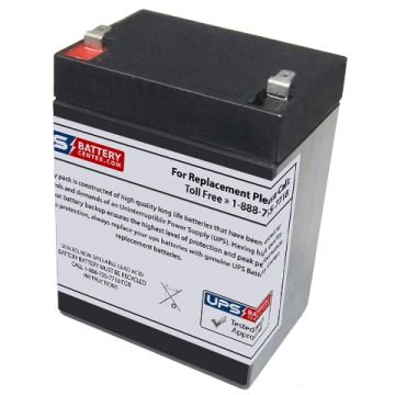 GS Portalac PE12V2.7F1 12V 2.9Ah Battery with F1 Terminals - Left Side (+)