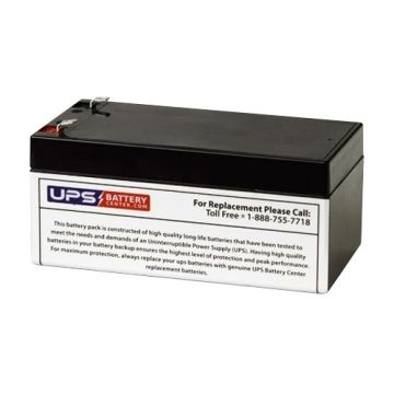 Henglypower 12V 3.2Ah HL1235 Replacement Battery with F1 Terminals