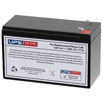 Koyama 12V 7.5Ah NP7.5-12 Replacement Battery with F2 Terminals