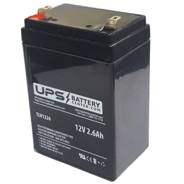 Kweight Power 12V 2.6Ah KW 12-2.2H Replacement Battery with F1 Terminals