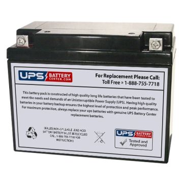 Leoch 6V 20Ah LP6-20 Battery with F3 Terminals