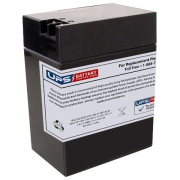 LongWay 6V 13Ah 3FM13 Battery with +F2 -F1 Terminals