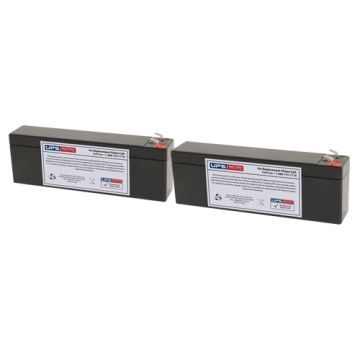 NEC Electra Elite 48 B48-U10 KSU Phone System 12V 2.6Ah Compatible Battery Set