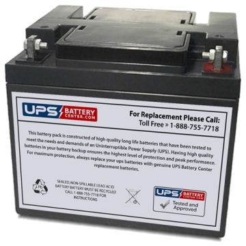 Ostar Power 12V 45Ah OP12160W Battery with F6 - Nut & Bolt Terminals
